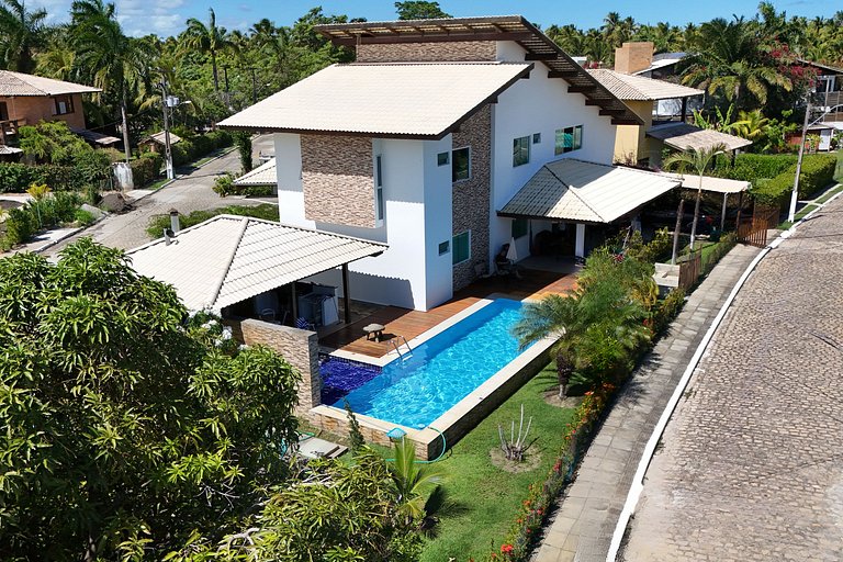 Casa Branca - Ampla e com Piscina -Hibiscus Ipioca