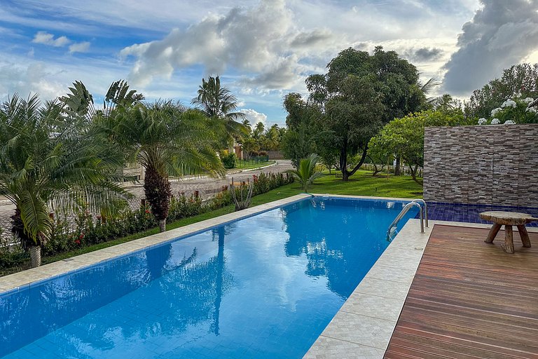 Casa Branca - Ampla e com Piscina -Hibiscus Ipioca