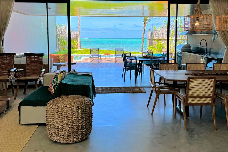 Exclusividade na beira-mar de Milagres