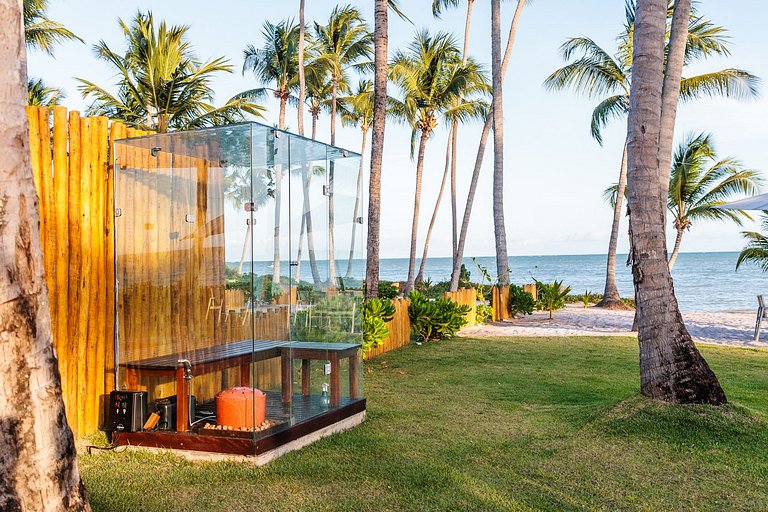 Beach Front at Milagres | Pool and Sauna | Huna04