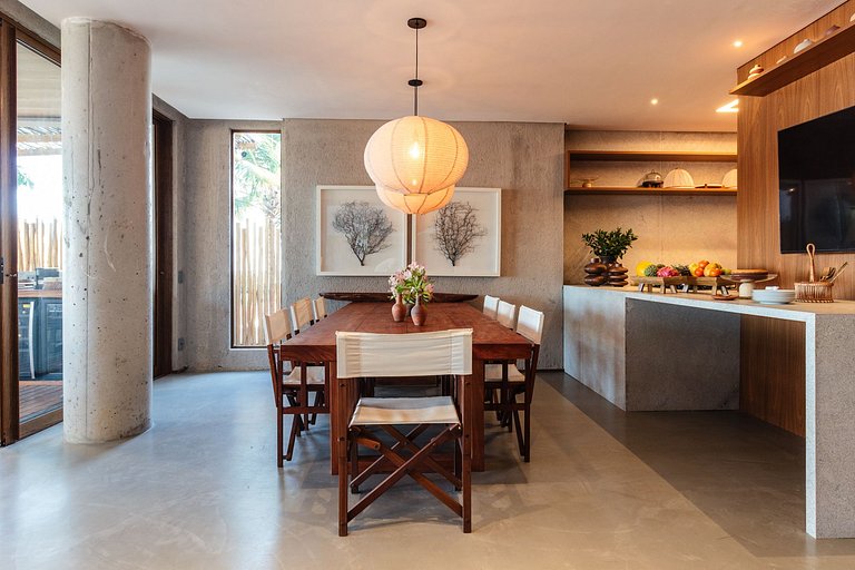 Pé na areia em Milagres | Piscina & Sauna | Huna04