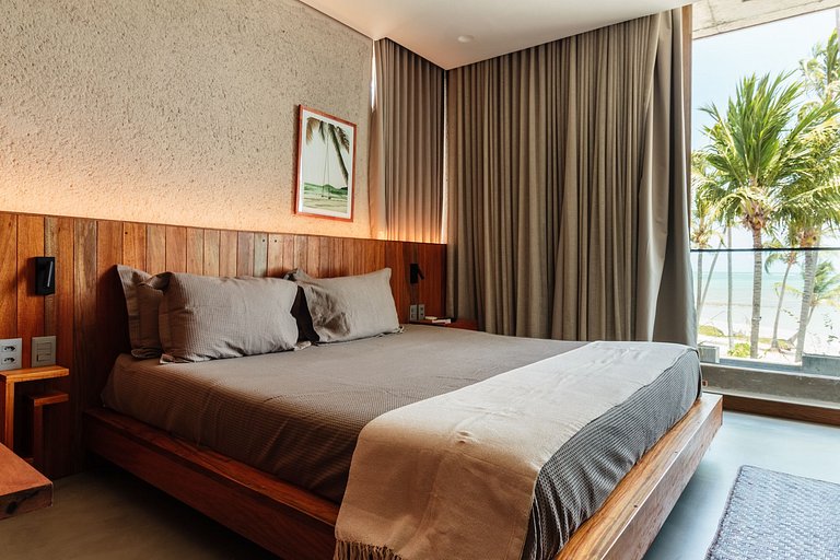 Pé na areia em Milagres | Piscina & Sauna | Huna04