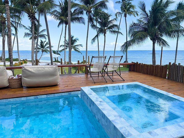 Beach Front at Milagres | Pool and Sauna | Huna04