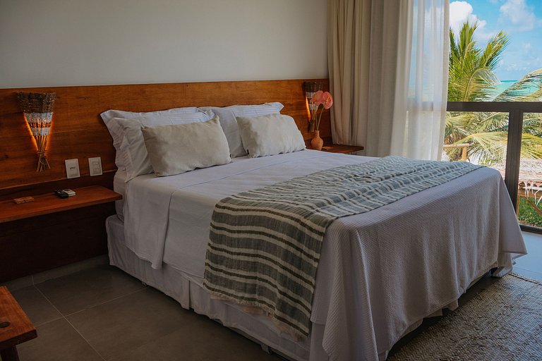 OKA42 - Milagres com piscina e pé na areia